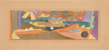 Watercolor, miniature, 1916. Creator: Klee, Paul (1879-1940)