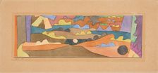 Watercolor, miniature, 1916. Creator: Klee, Paul (1879-1940)