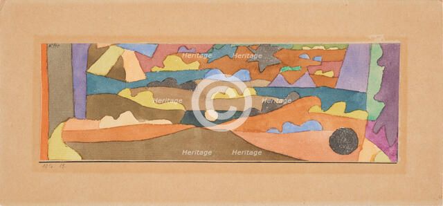 Watercolor, miniature, 1916. Creator: Klee, Paul (1879-1940).