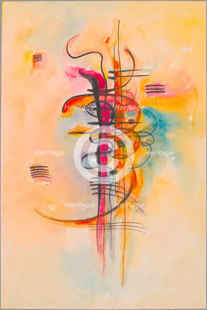 Watercolor N°325, 1928. Creator: Kandinsky, Wassily Vasilyevich (1866-1944).