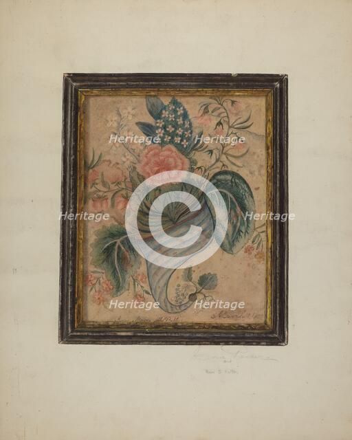 Watercolor Painting, c. 1939. Creator: Cora Parker.