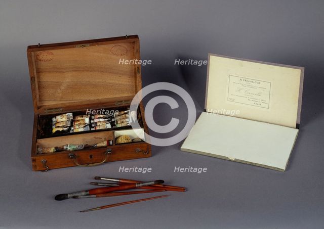 Watercolour box, before 1932. Creator: Unknown.