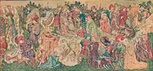 Watercolour rendering of one of the Hardwicke Tapestries, c1902. Artist: Marion Reid