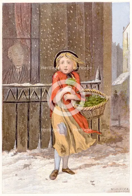 Watercress seller, c1880. Artist: Unknown