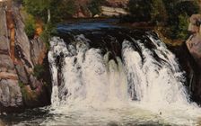 Waterfall, 1877. Creator: Fanny Churberg