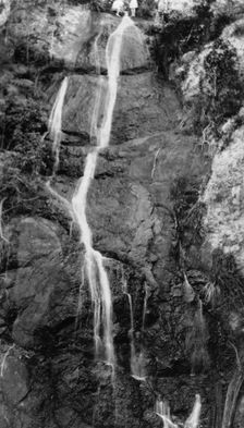 Waterfall, Mount Tamborine, 1925. Creator: Jack Bain