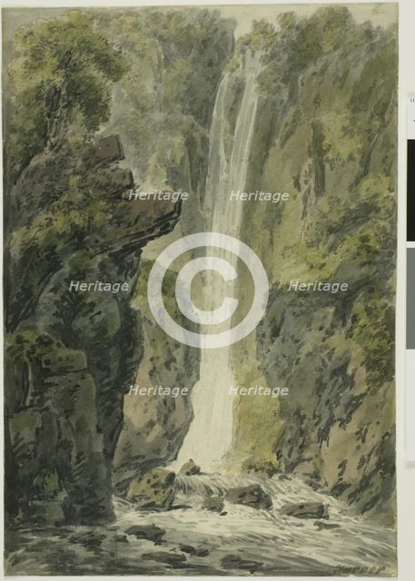 Waterfall, n.d. Creator: Edward Dayes.