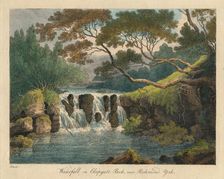 Waterfall on Clapgate Beck, near Richmond, York late 18th-early 19th century. Creator: Samuel Howitt