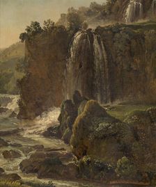Waterfall at Tivoli, 1793. Creator: Simon Alexandre Clement Denis