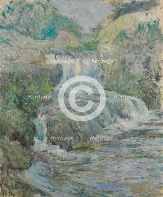 Waterfall, ca. 1889-91. Creator: John Henry Twachtman.
