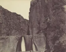Waterfall, Constantine, 1856. Creator: John Beasley Greene