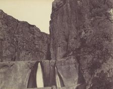 Waterfall, Constantine, 1856. Creator: John Beasley Greene