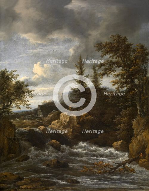 Waterfall in Norway, c1650-1680. Creator: Jacob van Ruisdael.
