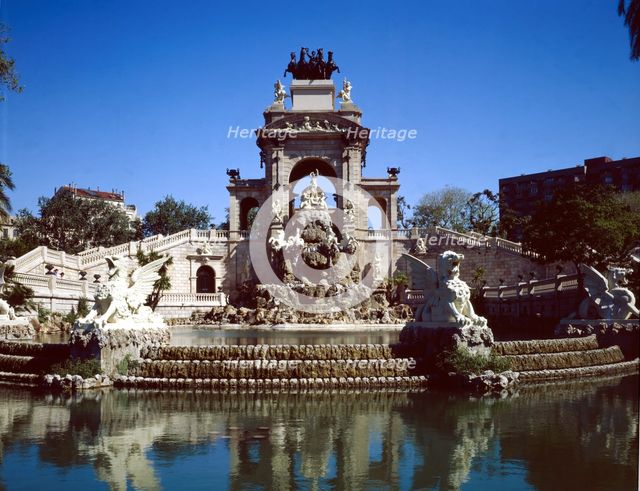 Waterfall' in the Ciutadella Park, Barcelona, by Josep Fonserè.