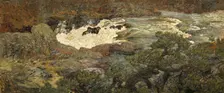 Waterfall, Porjus, 1915. Creator: Helmer Osslund