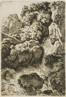 Waterfall (The Cascade), n.d. Creator: Ferdinand Kobell