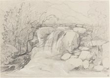 Waterfall with Rocks. Creator: John Sell Cotman
