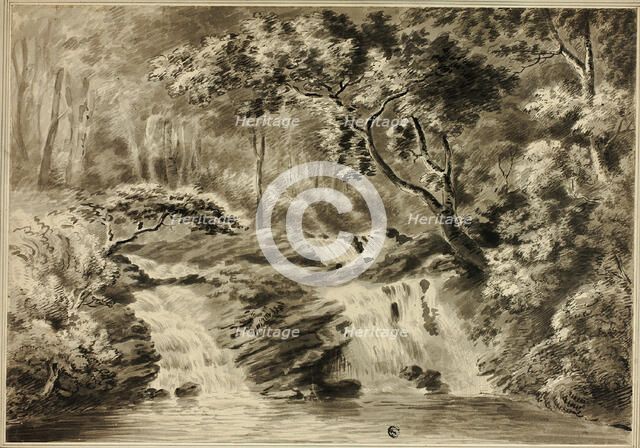 Waterfalls and Woods, n.d. Creator: Amos Green.