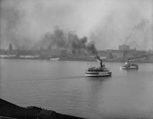 Waterfront, Detroit, Mich., between 1900 and 1910. Creator: Unknown