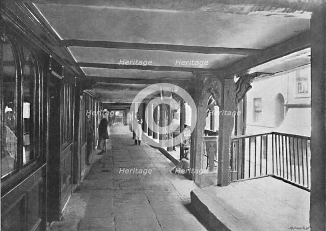 'Watergate Street Row, Chester', c1896. Artist: Catherall & Pritchard.