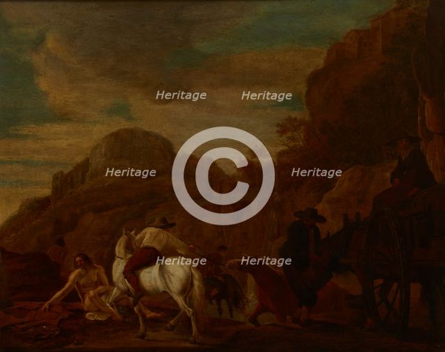 Watering Horses, 17th-18th centuries. Creator: Unknown.
