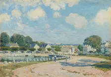 Watering Place at Marly, 1875. Creator: Alfred Sisley