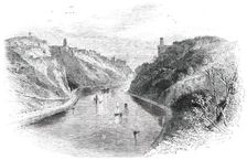 Watering-Places of England - Clifton, from Leigh Wood, 1850. Creators: Birket Foster, Edmund Evans