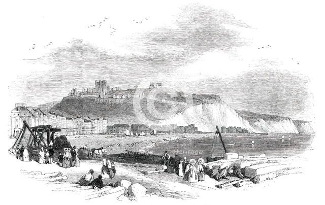 Watering-Places of England - Dover: the Town and Heights, 1850. Creators: Birket Foster, Edmund Evans.