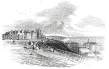 Watering-Places of England - Folkestone, Kent, 1850. Creator: Edmund Evans