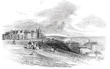 Watering-Places of England - Folkestone, Kent, 1850. Creator: Edmund Evans