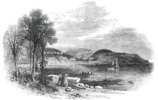 Watering-Places of England - Torquay, from the Road ot Dartmouth, 1850. Creator: Edmund Evans