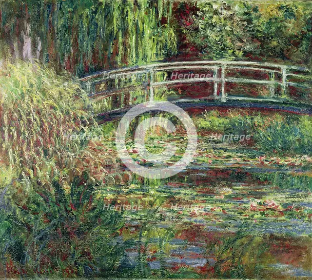 Waterlily Pond, Pink Harmony (Le bassin aux nymphéas, harmonie rose). Artist: Monet, Claude (1840-1926)