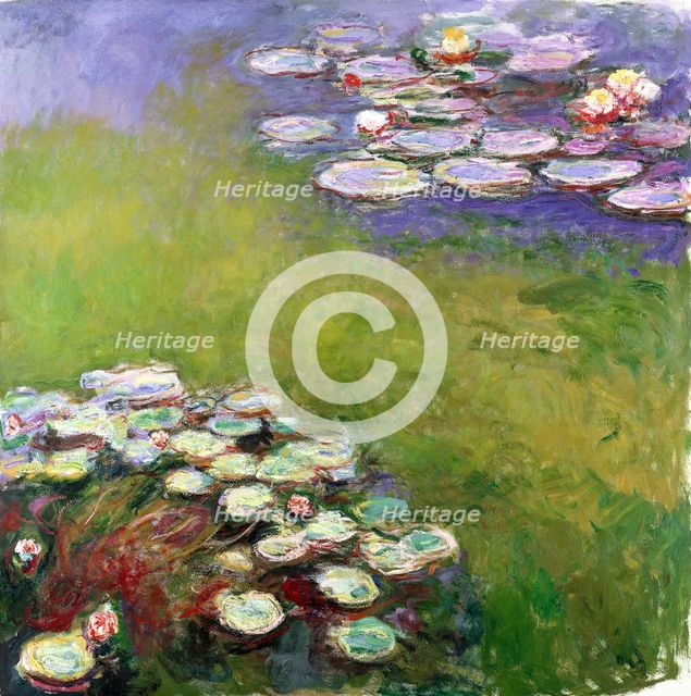 Waterlilies (Nymphéas), 1914-1917.