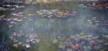 Waterlilies Pond, Green Reflection (Le Bassin aux nymphéas, reflets verts), 1920-1925