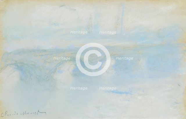 Waterloo Bridge, 1900-1901. Creator: Claude Monet.