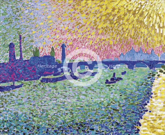 Waterloo Bridge, 1906. Creator: Andre Derain.