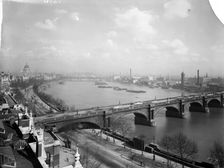 Waterloo Bridge and the River Thames, London