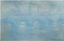 Waterloo Bridge. Effect of Fog, 1903. Creator: Claude Monet