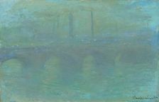 Waterloo Bridge, London, at Dusk, 1904. Creator: Claude Monet