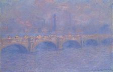 Waterloo Bridge, Sunlight Effect, 1903. Creator: Claude Monet