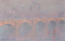 Waterloo Bridge, soleil voilé, 1899-1903. Creator: Monet, Claude (1840-1926)