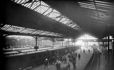 Waterloo Station, York Road, Lambeth, London, c1870-1900. Artist: York & Son