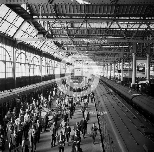 Waterloo Station, London, 1960-1972. Artist: John Gay