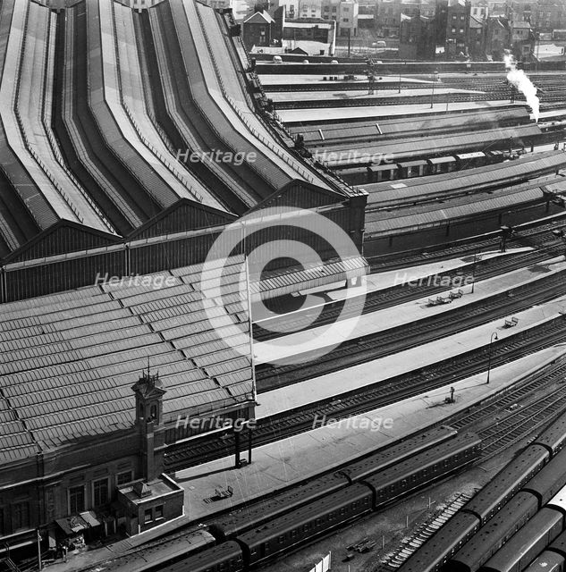 Waterloo Station, London, 1960-1972. Artist: John Gay
