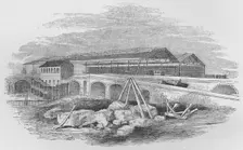 Waterloo Railway Station, as it appeared when first built c1848, (1912)