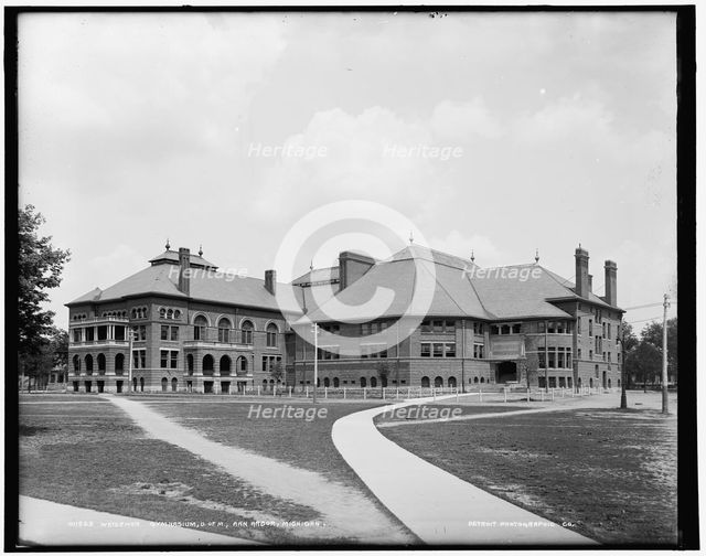 Waterman Gymnasium, U. of M., Ann Arbor, Michigan, between 1890 and 1901. Creator: Unknown.