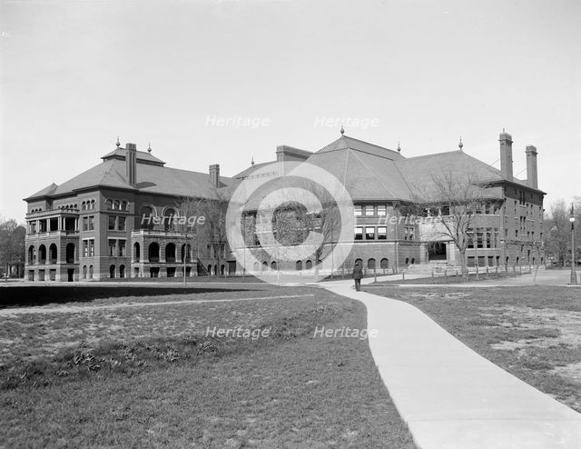 Waterman Gymnasium, U. of M. [i.e. University of Michigan], Ann Arbor, Mich., between 1910 and 1920. Creator: Unknown.