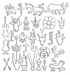 Watermarks on paper, 14th-15th century, (1870)