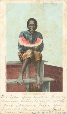 Watermelon Jake, 1901. Creator: Detroit Publishing Company