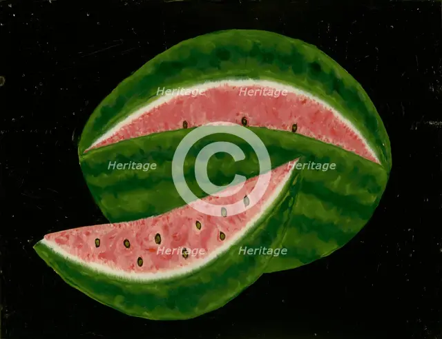 Watermelon, mid 19th century. Creator: Unknown.